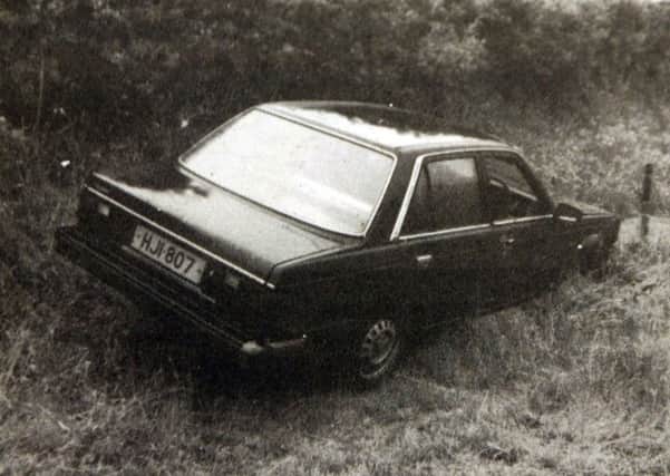 The abandoned getaway car used in the Loughinisland murders was recovered by police off the Listooder Road between Crossgar and Saintfield. Pacemaker Belfast