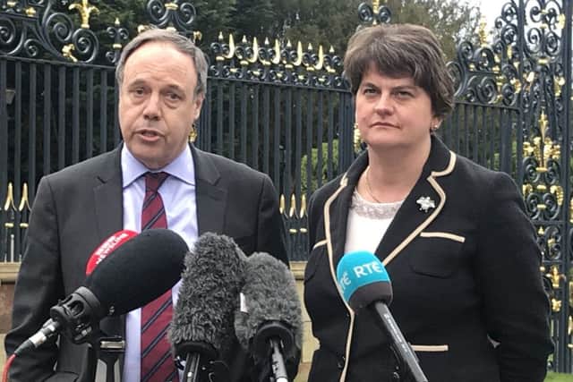 Neither Nigel Dodds nor Arlene Foster looked comfortable in their media appearances last week explaining the DUP position