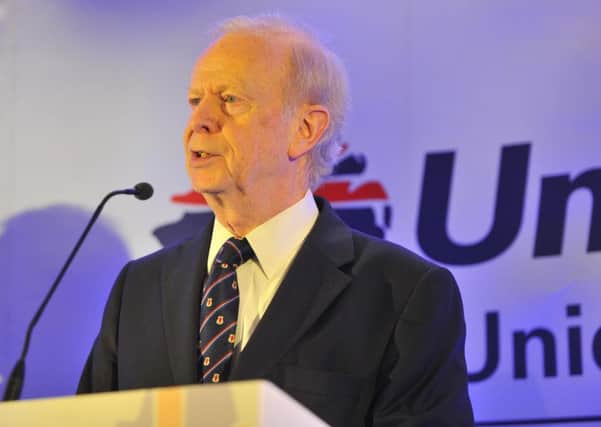 The former Ulster Unionist Party leader Reg Empey, who is a peer. Pic Mark Marlow/pacemaker press