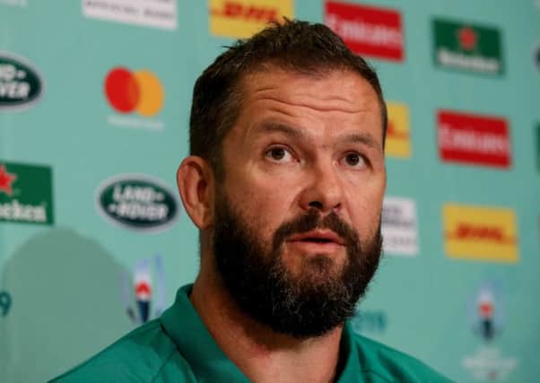Andy Farrell says Ireland are confident of completing their clash with Samoa on Saturday despite fears of a typhoon disrupting the fixture.
