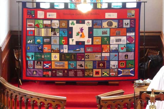 Quilt remembering victims of terrorism