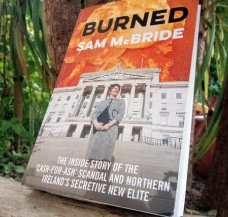 Burned, Sam McBride's new book, is out now