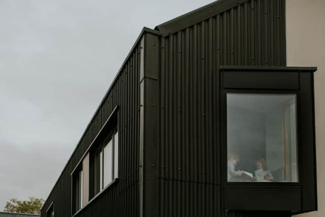 The house was designed by brother and sister partnership Martin Marshall and Roisin McCann.