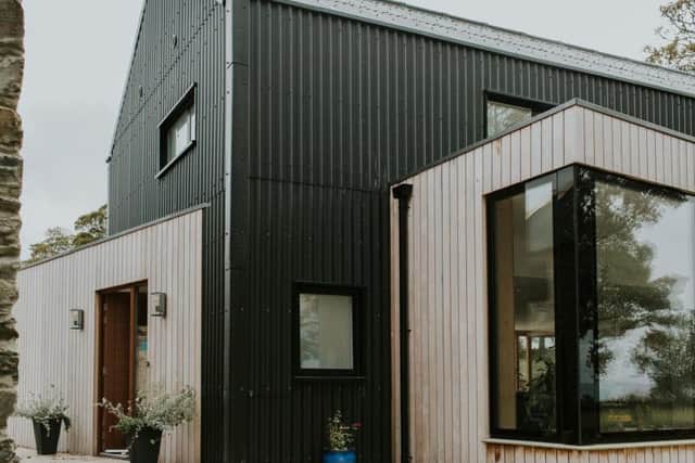 The house has also been designed so that cross ventilation will help promote air flow on a warm day.