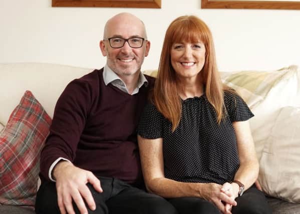 Handout photo issued by Health and Social Care in Northern Ireland (HSCNI) of adoptive parents Lynne and Brian, who are encouraging others to consider adoption. Pic: HSCNI/PA Wire