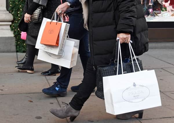A 3.1% drop in consumer footfall figures has been blamed on the 'looming threat' of a no-deal Brexit. Northern Ireland shopping centres saw a footfall decline of 5.5% while the high street saw a dip of 2.3%. Pic: Victoria Jones/PA Wire
