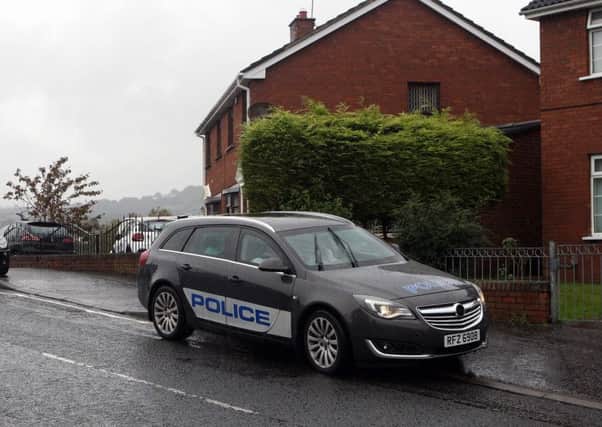Police officers at the scene of the shooting at Brooke Drive, Belfast. Picture by Freddie Parkinson/Press Eye