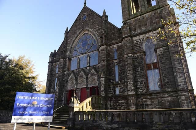 Fortwilliam and Macrory Presbyterian Church closed in October 2018. The church said exceptional demographic change meant it was no longer viable