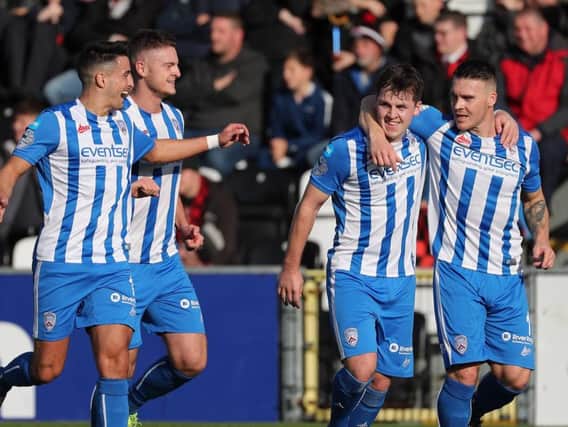 Ben Doherty scored a double from the spot to give Coleraine the win