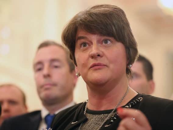 DUP leader, Arlene Foster. (Photo: P.A. Wire)