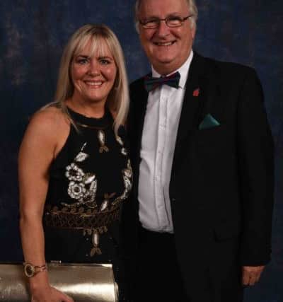 Colin Barkley, the new chair of Northern Ireland Children to Lapland Trust and Lynne Rodgers, wife of the charitys late founder, Jack Rodgers MBE, and charity trustee.