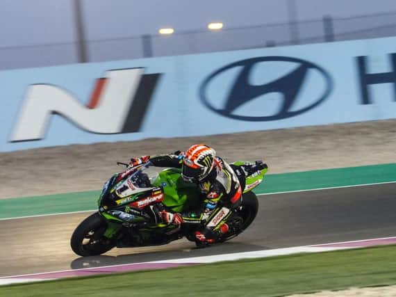 World Superbike champion Jonathan Rea was second fastest overall after Thursday's free practice sessions at the Losail International Circuit in Qatar.