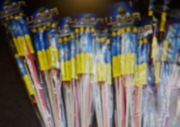 Fireworks were recovered by Larne PSNI.