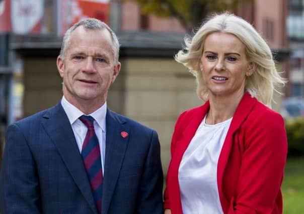 Declan Cunnane, CEO of Northern Ireland Chest Heart and Stroke, and Professor Tara Moore unveiled details of the new research