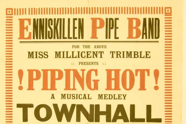 Millicent Trimble's Armistice commemorative entertainment.