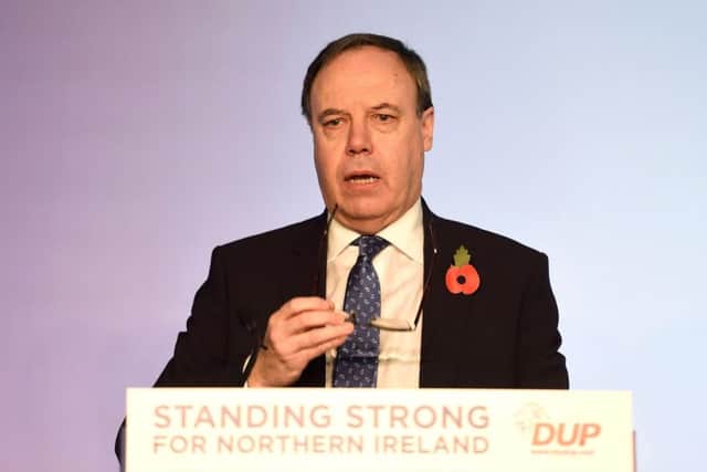 North Belfast MP Nigel Dodds had a majority of just over 2,000 from Sinn Fein in 2017