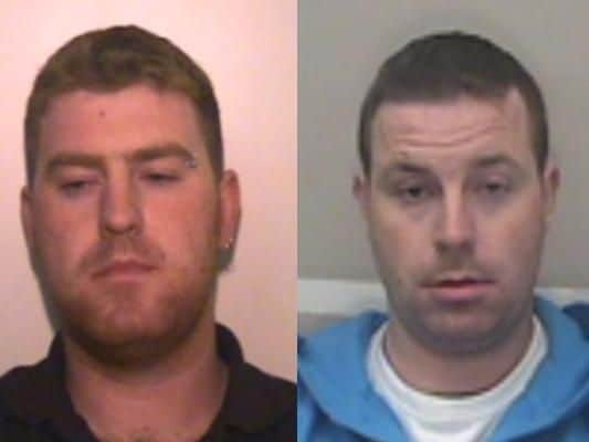 Ronan Hughes (left) and Christopher Hughes. (Image issued by Essex Police)