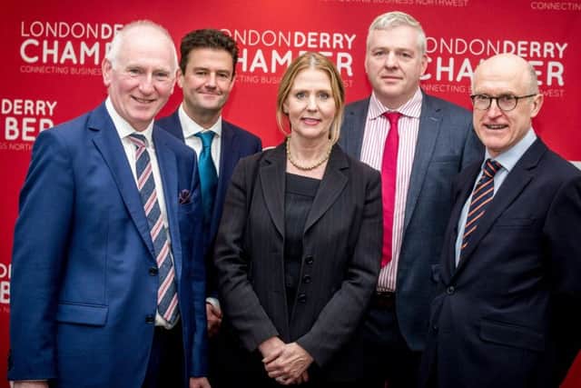 Brian McGrath, Derry Chamber, Richard Rodgers, Department for the Economy, Jo Aston, SONI, Cecil McBurney, RiverRidge, and Jamie Delargy.