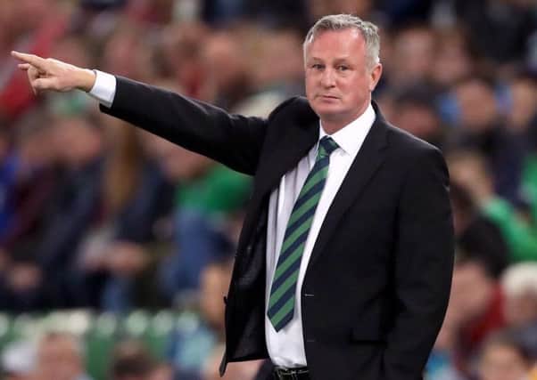 The Irish Football Association have confirmed Stoke City have made an approach for Michael O'Neill
