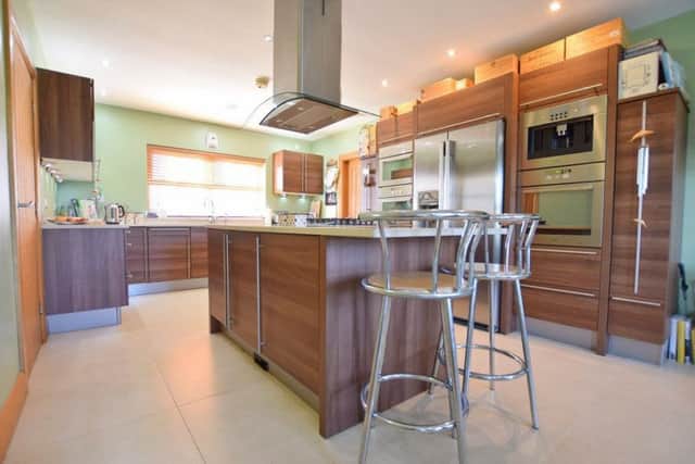 The property's spacious kitchen