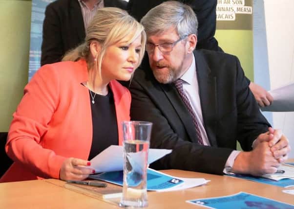 John ODowd, who is challenging Michelle O'Neill, has been banished from the 41-page agenda for Saturdays Sinn Fein ard fheis