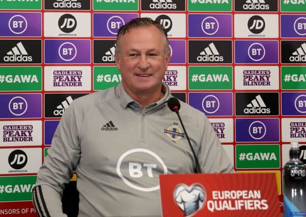 Northern Ireland manager Michael O'Neill. Pic by Pacemaker