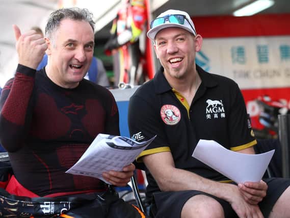Michael Rutter was declared the winner of the 53rd Suncity Group Macau Motorcycle Grand Prix from his MGM by Bathams Racing team-mate Peter Hickman.