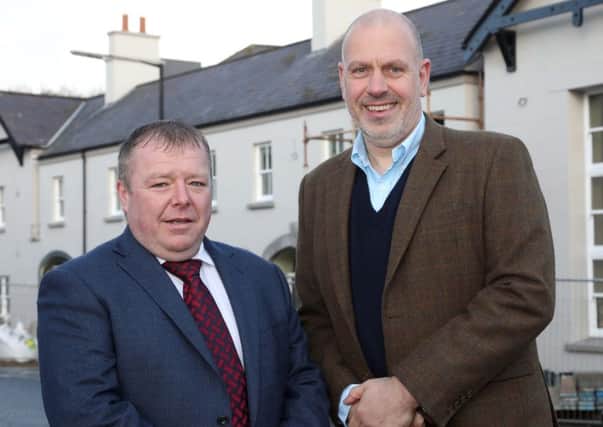 Michael Johnston, (left) operational director, Fresh Food Centres and John Hood, director of Food & Tourism, Invest NI.
