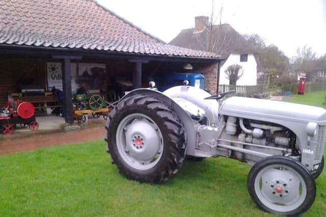 A Massey Ferguson tractor