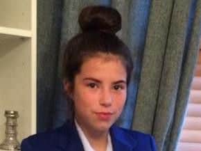Fourteen year-old Gracie Gordon who died after falling into the Inver River in Larne on Tuesday evening.