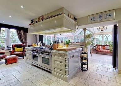 Five Reception Rooms including a kitchen through conservatory