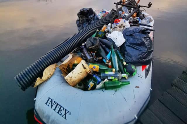 Rubbish found in River Bann