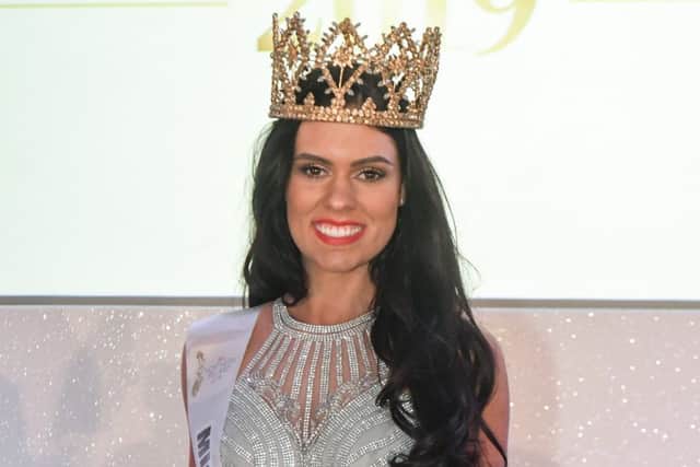 Lauren Leckey Crowned the 2019 Miss Northern Ireland at the Europa Hotel, Belfast on Monday 6th May.
Lauren aged 20 From Lisburn won the title from over twenty-three other finalists, to acquire the coveted crown from previous title holder, Katharine Walker. Photo: Kirth Ferris
