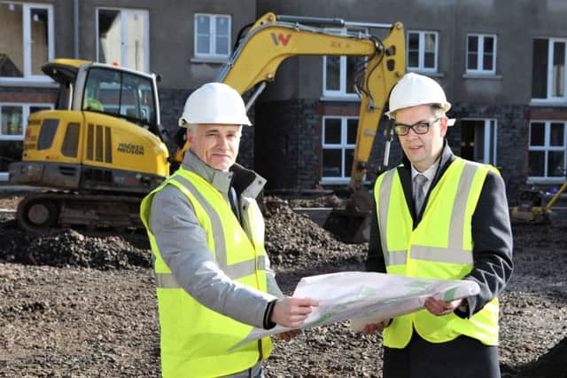 Pictured (L-R) are Ark Housings Chief Executive, Jim McShane and Dominic ONeill, Corporate Acquisition Manager at Danske Bank