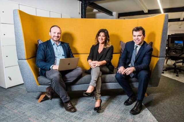 Simon Bailie, CEO Digital DNA, Louise Smyth, Joint MD at MCS Group and Sean Devlin, Associate Director at MCS
