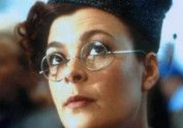 Actress Clare Cathcart in the 1997 musical 'Up On The Roof'