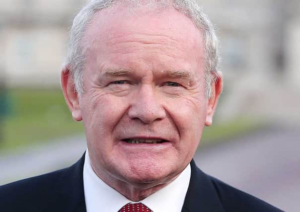 Martin McGuinness shared power with Peter Robinson for eight years