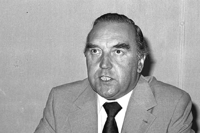 Former Labour cabinet minister Roy Mason