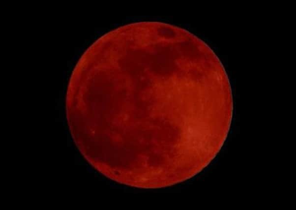A rare 'blood moon' will be visible in the sky in the early hours of Monday 28th September