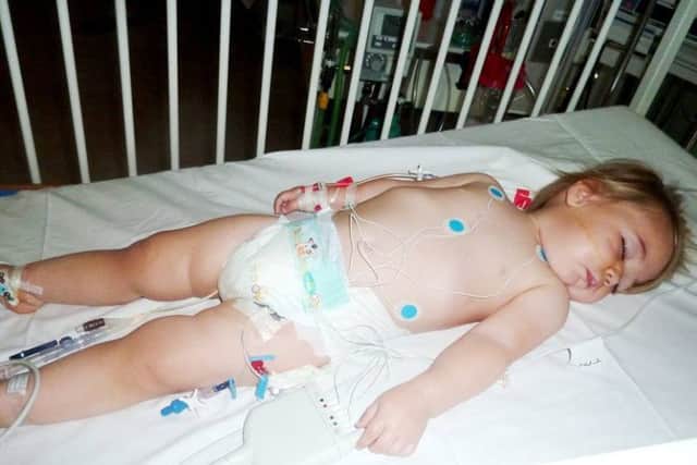 After Eva McCafferty was admitted to hospital