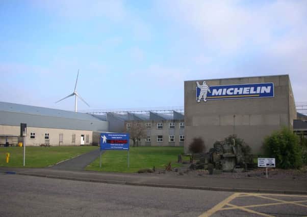 The Michelin factory in Ballymena.