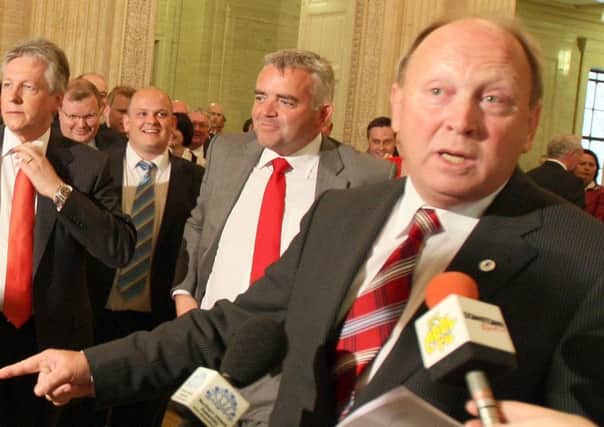 TUV leader Jim Allister said it highlighted the 'doormat' status of the less-powerful Executive parties