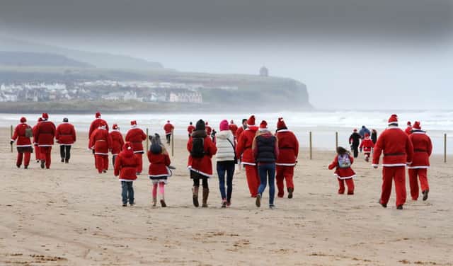 Portstewart is a popular place to visit at Christmas, especially for Santa!