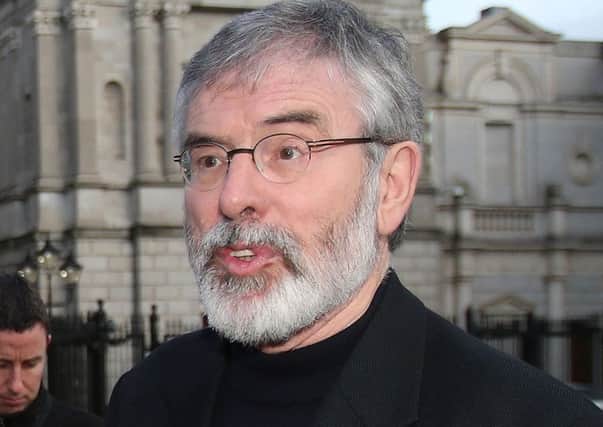 Gerry Adams was furious after being denied admission to the White House reception