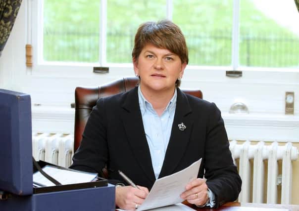 New first minister for Northern Ireland Arlene Foster