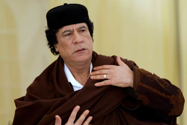 Long-time Libyan dictator Colonel Gaddafi supplied the IRA with weapons and explosives