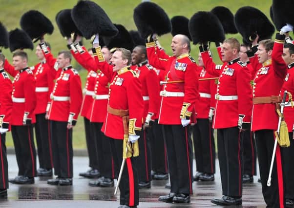 The Irish Guards is made up overwhelmingly of Irishmen