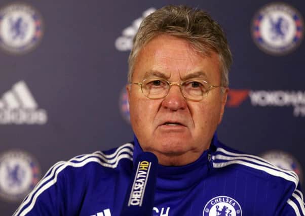 Chelsea interim manager Guus Hiddink.