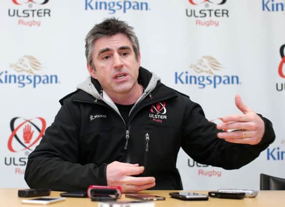 Ulster analyst and skills coach Niall Malone