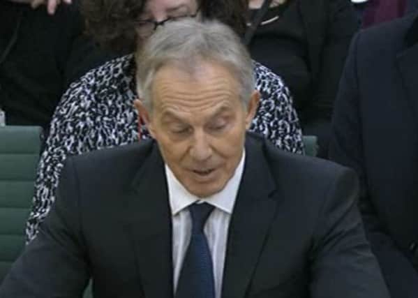 Tony Blair in previous appearance before the committee